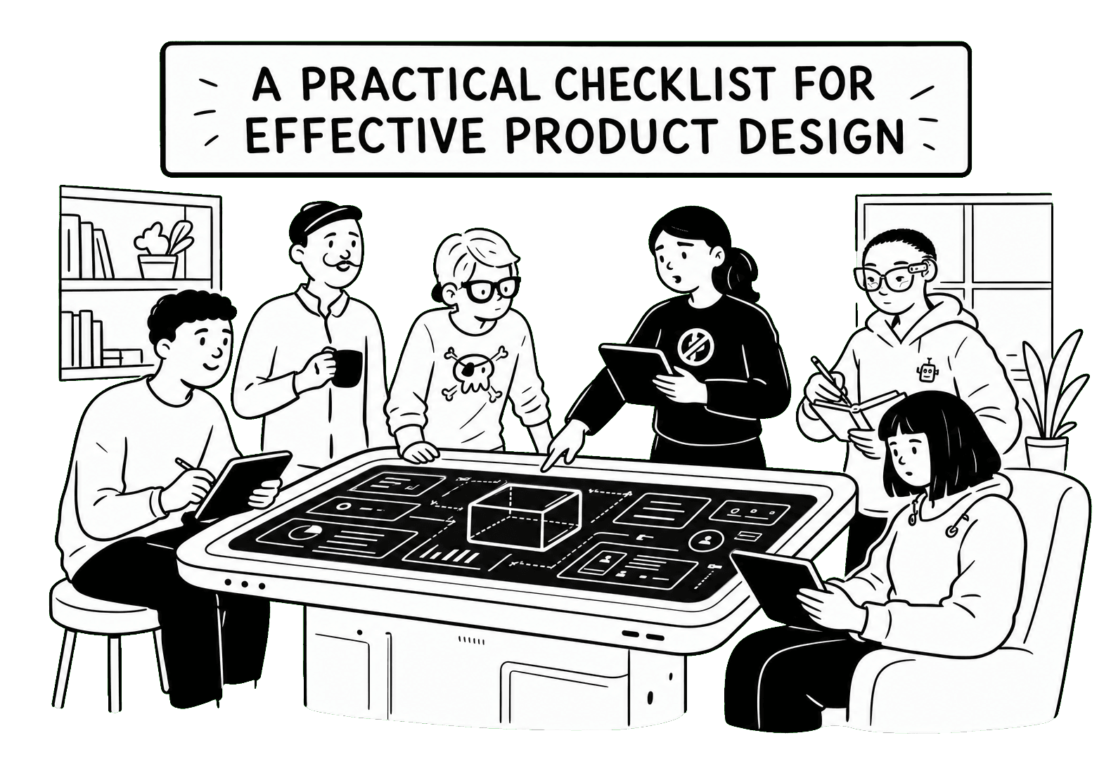Illustration for a practical product design checklist